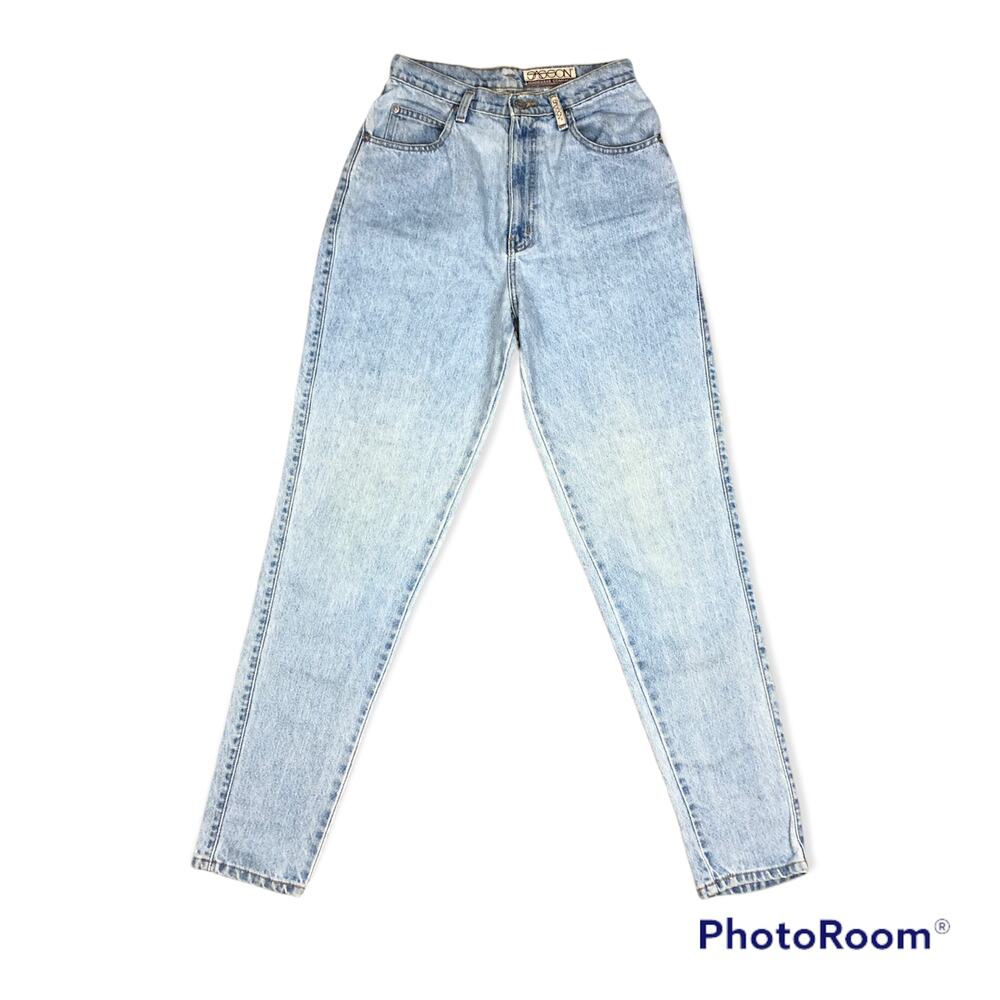 Vintage 1980s 80s Sasson Jeanswear Tapered Leg Mom Jeans Sz 8